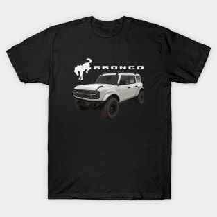 white bronco badlands 4x4 ford T-Shirt